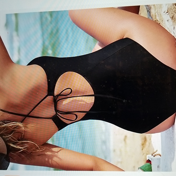 NWT CLASSIC V NECK TUMMY CONTTOL SEXY CROSS BACK BACKLESS SWIM BATHING SUIT - Picture 2 of 10